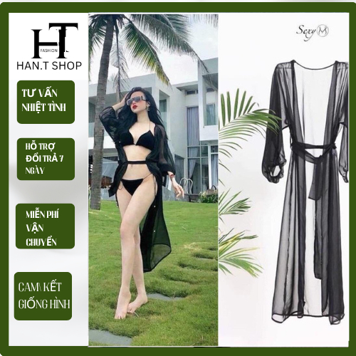 [ BKN 928 ] ÁO CHOÀNG BIKINI ĐI BIỂN SANG CHẢNH TẠO SỰ QUYẾN RŨ HAN.T SHOP