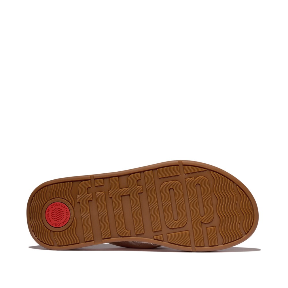 Xăng Đan Xỏ Ngón Nữ F-MODE KNOT SOFT-LEATHER FLATFORM TOE-POST IY1-C90