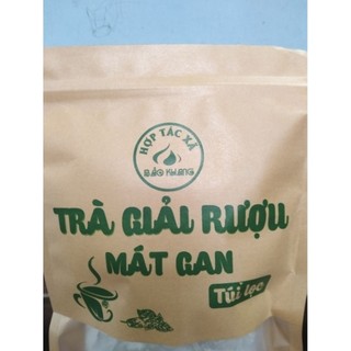 Túi 50 gói trà giải rượu mát gan Bảo khang, hổ trợ giải độc gan,lợi tiểu,nóng trong người