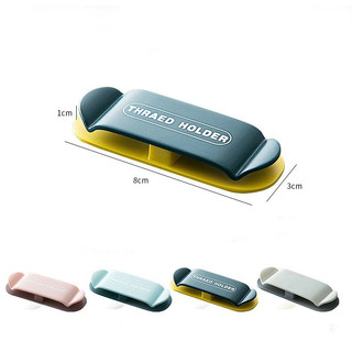 Móc Dán Tường Treo Phích Cắm, Ổ Cắm Cáp Sạc, Kẹp Dây Điện Đa Năng Siêu Chắc - Hộp 4 cái, Nhựa ABS Cao Cấp 88511