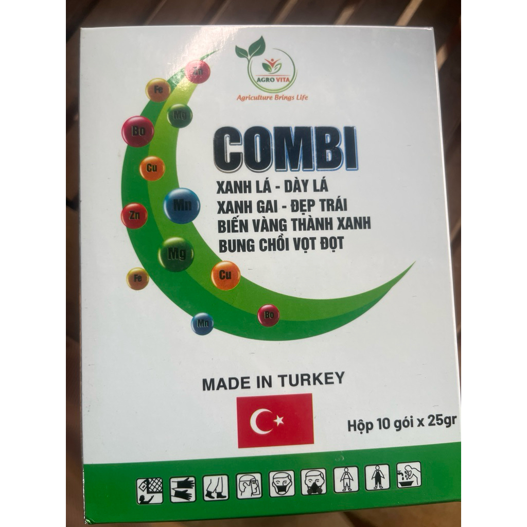 Combi Nam Việt- xanh lá dày lá xanh gai gói 25gr