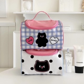 Túi Đựng Đồ Trang Điểm Makeup Cute Nhỏ ,Túi Đựng Mỹ Phẩm Du Lịch Túi Vải Có Quai Cầm Xách Tay Lớn
