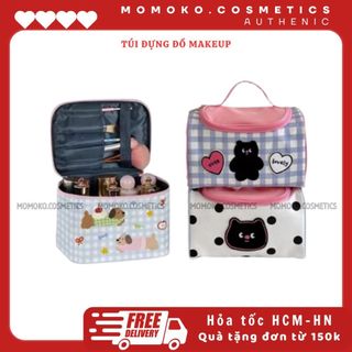 Túi Đựng Đồ Trang Điểm Makeup Cute Nhỏ ,Túi Đựng Mỹ Phẩm Du Lịch Túi Vải Có Quai Cầm Xách Tay Lớn