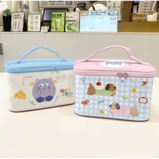 Túi Đựng Đồ Trang Điểm Makeup Cute Nhỏ ,Túi Đựng Mỹ Phẩm Du Lịch Túi Vải Có Quai Cầm Xách Tay Lớn