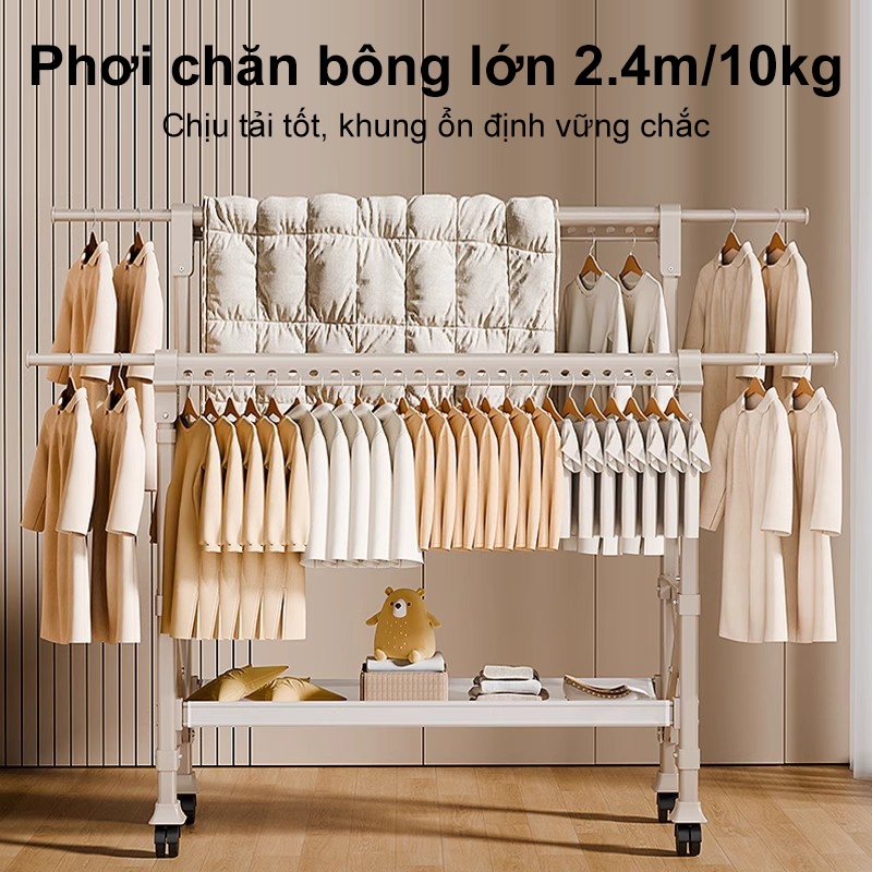 𝐎𝐥𝐢𝐟𝐞 Giàn Phơi Thông Minh Có Gấp Gọn Giàn Phơi Quần Áo Có Thể Điều Chỉnh Kệ Treo Quần Áo Cao Cấp Thép Cacbon