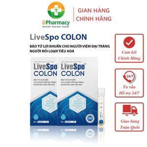Combo 2 hộp LiveSpo Colon - Men vi sinh chứa bào tử lợi khuẩn dùng cho Viêm Đại Tràng