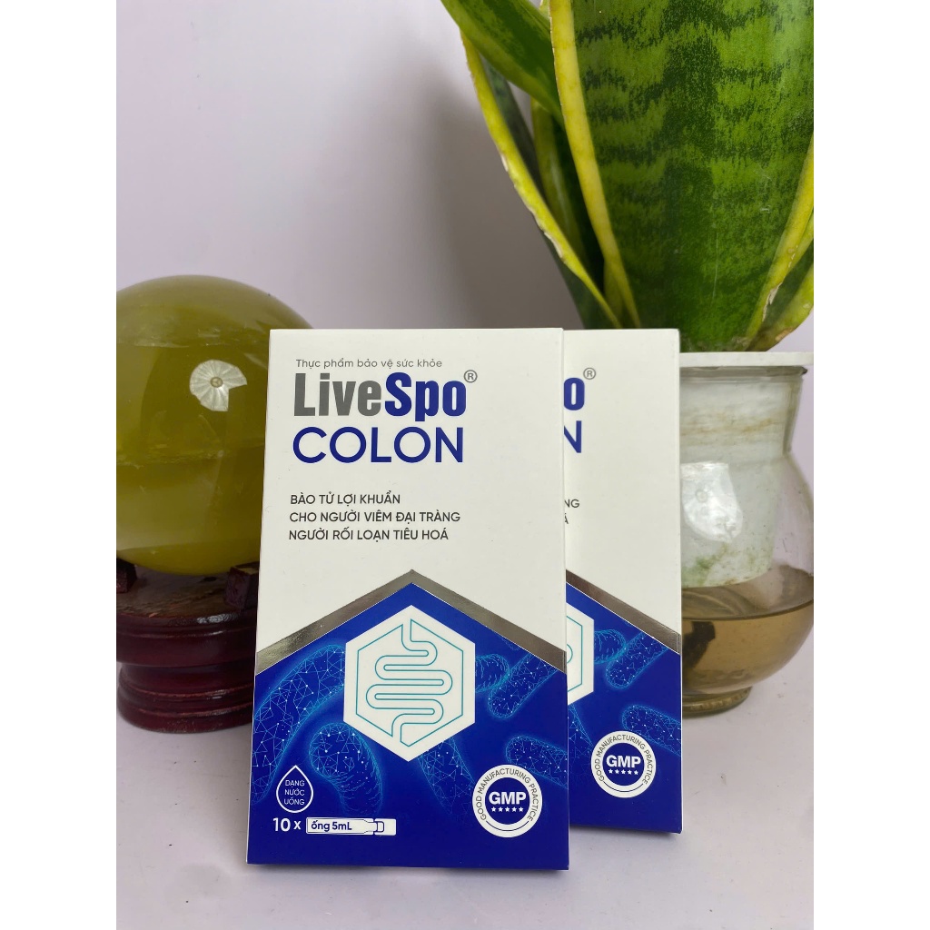 [ TÍCH ĐIỂM ] Combo 2 hộp LiveSpo Colon - Men vi sinh chứa bào tử lợi khuẩn dùng cho Viêm Đại Tràng