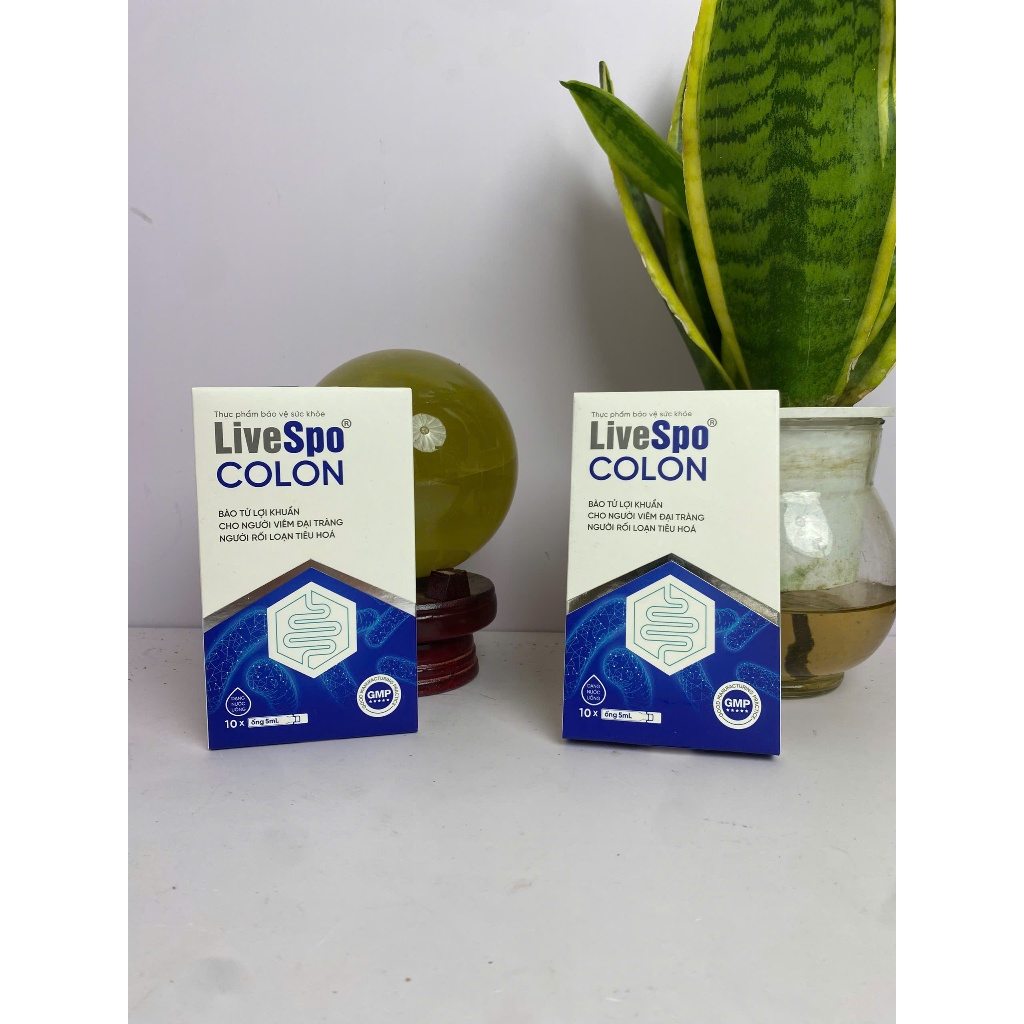 [ TÍCH ĐIỂM ] Combo 2 hộp LiveSpo Colon - Men vi sinh chứa bào tử lợi khuẩn dùng cho Viêm Đại Tràng