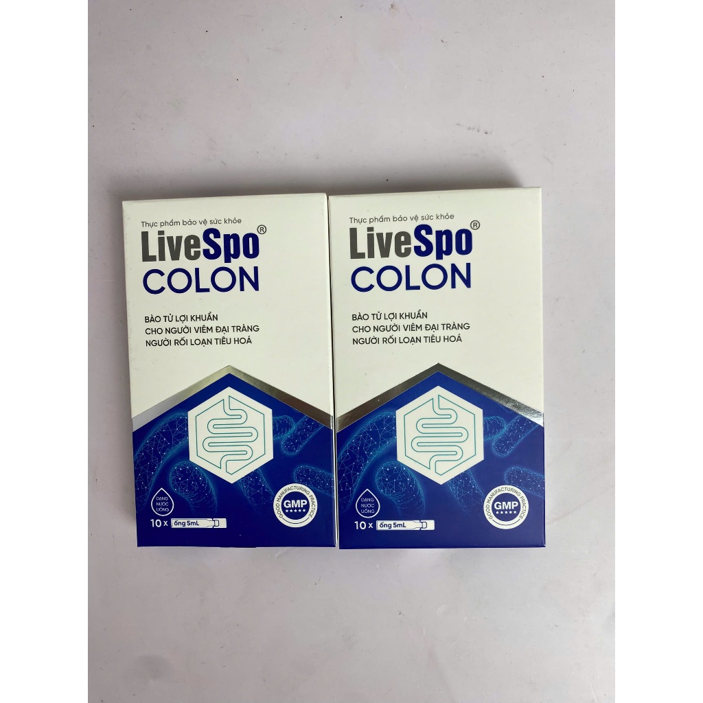 [ TÍCH ĐIỂM ] Combo 2 hộp LiveSpo Colon - Men vi sinh chứa bào tử lợi khuẩn dùng cho Viêm Đại Tràng