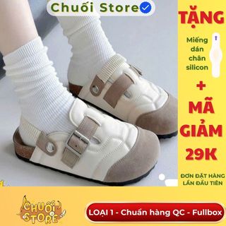 Giày sục nữ da PU tổng hợp dệt vải đế cao su nhẹ nhàng tinh tế dễ phối đồ