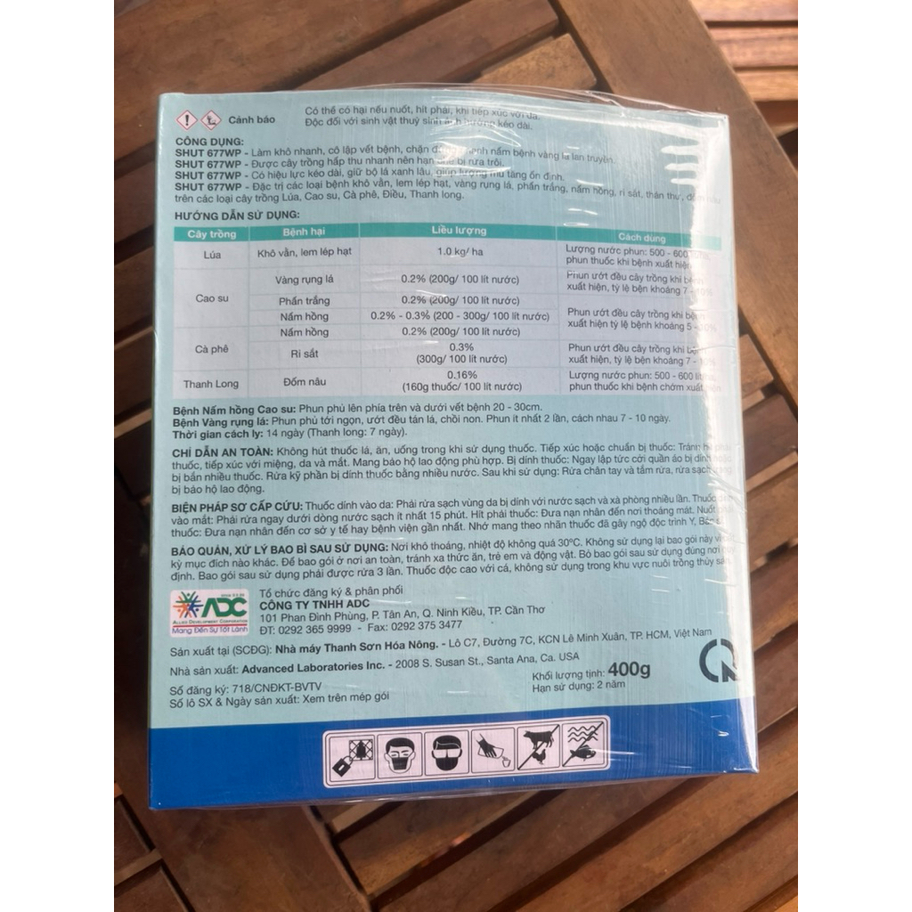 SHUT ADC- Văng vàng lá, đá bay khô cành hộp 400gr