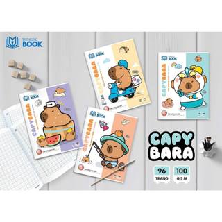 TÂN HƯNG - Tập vở 4 Ô LY / 5 Ô LY Định Lượng 100gsm Láng mịn Tự chọn Bìa Hoạt Hình Dễ Thương 🌸 mã Capybara Siêu Đáng yêu