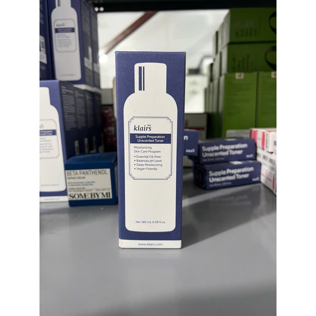 Nước Hoa Hồng Klairs Supple Preparation Unscented Toner 30ml/180ml