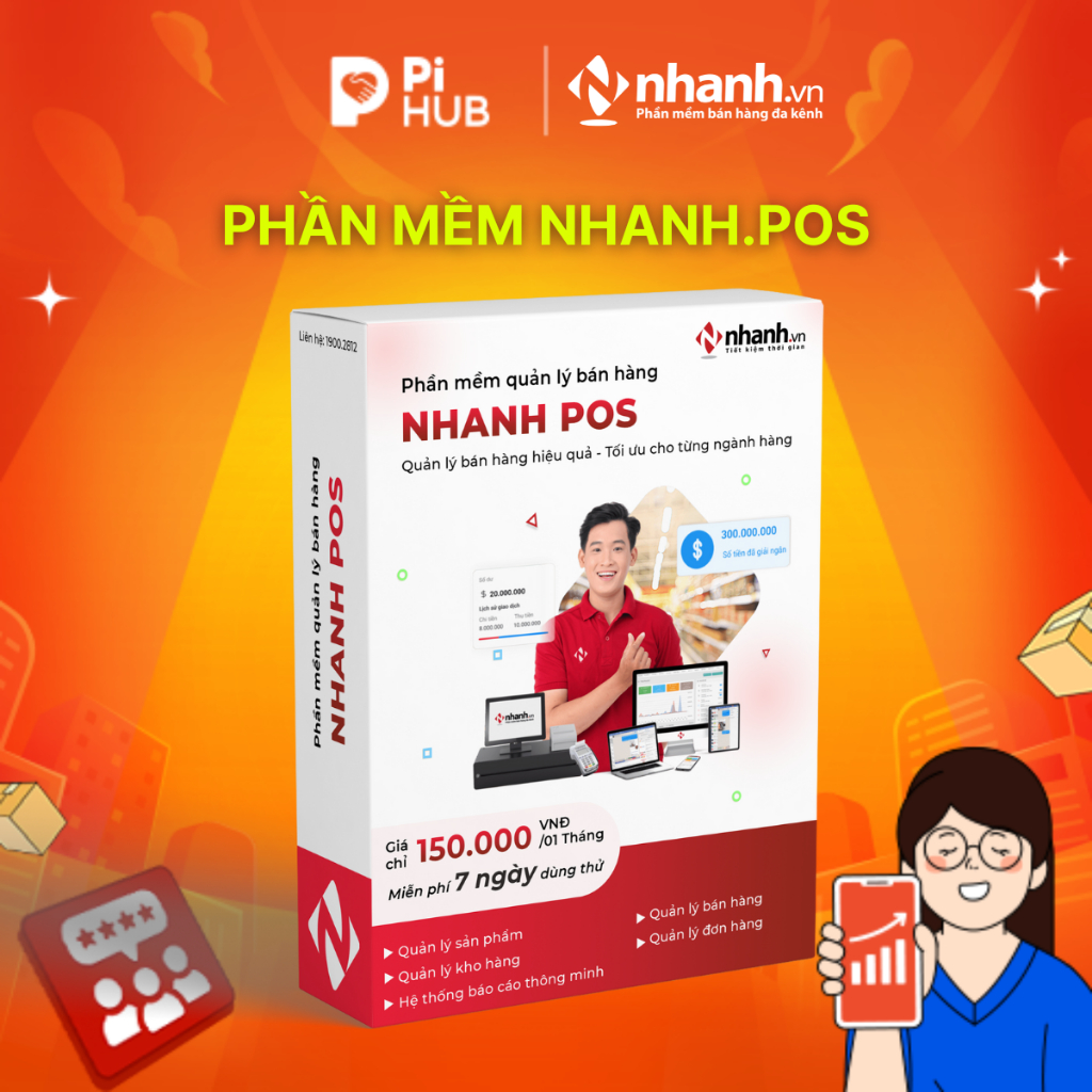 Phần mềm Nhanh POS - Quản lý bán hàng 1 tháng