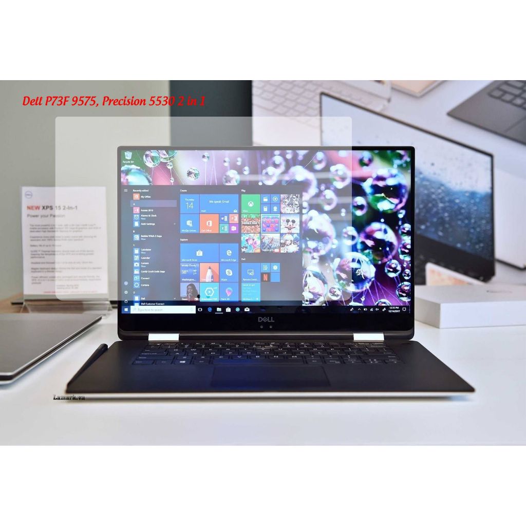 TẤM DÁN MÀN HÌNH CHO LAPTOP DELL PRECISION 5530 2 IN 1, 9575 P73F CẢM ỨNG