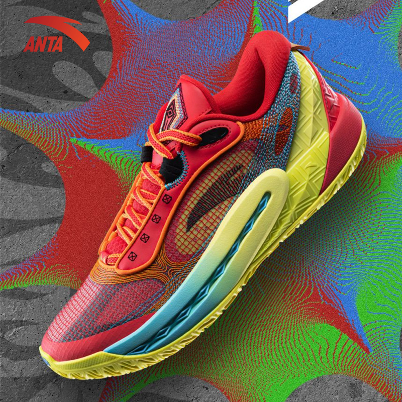 ANTA Nam Shock Wave 6 Giày bóng rổ Basketball Shoes 1124C1106Q