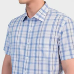 Áo Sơ Mi Nam Aristino form Perfect Fit suông rộng thoải mái, họa tiết Trắng Kẻ tinh tế, bắt mắt - ASS148AS2 — ảnh 3