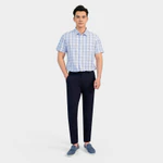 Áo Sơ Mi Nam Aristino form Perfect Fit suông rộng thoải mái, họa tiết Trắng Kẻ tinh tế, bắt mắt - ASS148AS2 — ảnh 4