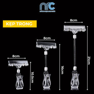 Combo 2 Kẹp nhựa, Kẹp bảng giá sale, Kẹp giấy, kẹp bảng quảng cáo để bàn tiện lợi