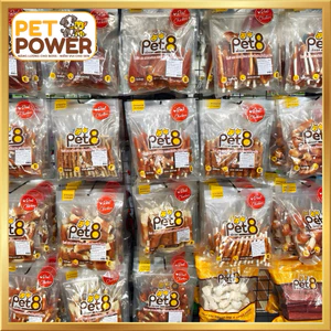 Gà Sấy Khô Pet8 Chính Hãng Nhập Khẩu Thái Lan - Thức ăn vặt thưởng cho chó - [250g - 400g]