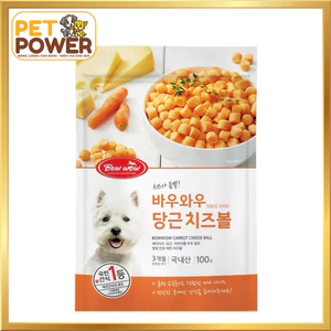 Bowwow Cheese Ball - Snack phô mai viên dành cho chó - 100g