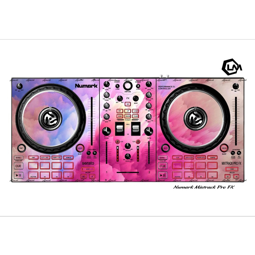 Tấm Dán Skin DJ Numark Mixtrack Pro FX, Skin In Theo Yêu Cầu IB Shop Để Gửi Mẫu