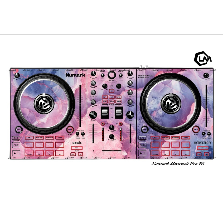 Tấm Dán Skin DJ Numark Mixtrack Pro FX, Skin In Theo Yêu Cầu IB Shop Để Gửi Mẫu