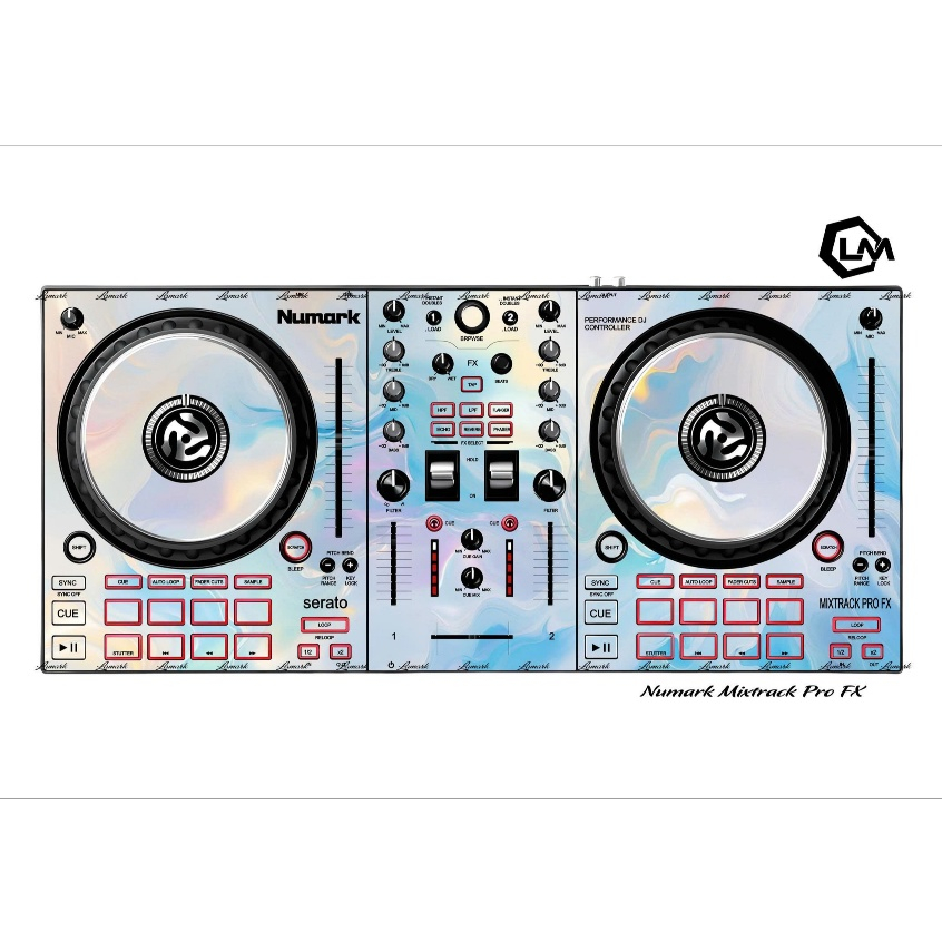 Tấm Dán Skin DJ Numark Mixtrack Pro FX, Skin In Theo Yêu Cầu IB Shop Để Gửi Mẫu