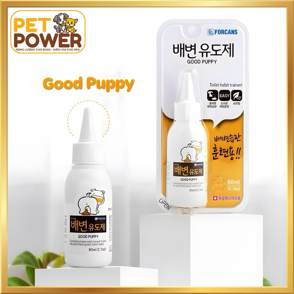 Dung Dịch Hướng Dẫn Đi Vệ Sinh Đúng Chỗ Forcans Good Puppy 80mL