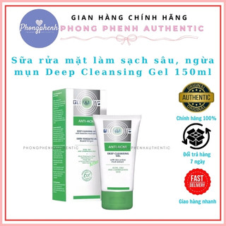 Sữa rửa mặt làm sạch sâu, ngừa mụn  Anti Acne  Deep Cleansing Gel 150ml