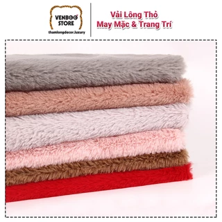 🐰 Vải Lông THỎ may đồ cosplay mèo áo khoác outfit doll bó hoa gấu bông Baby Three Jellycat áo Labubu băng đô scrunchies