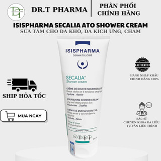 [HÀNG CÔNG TY] Sữa tắm cho da khô, da chàm, kích ứng Isis Pharma Secalia Ato Shower Cream (200ml)