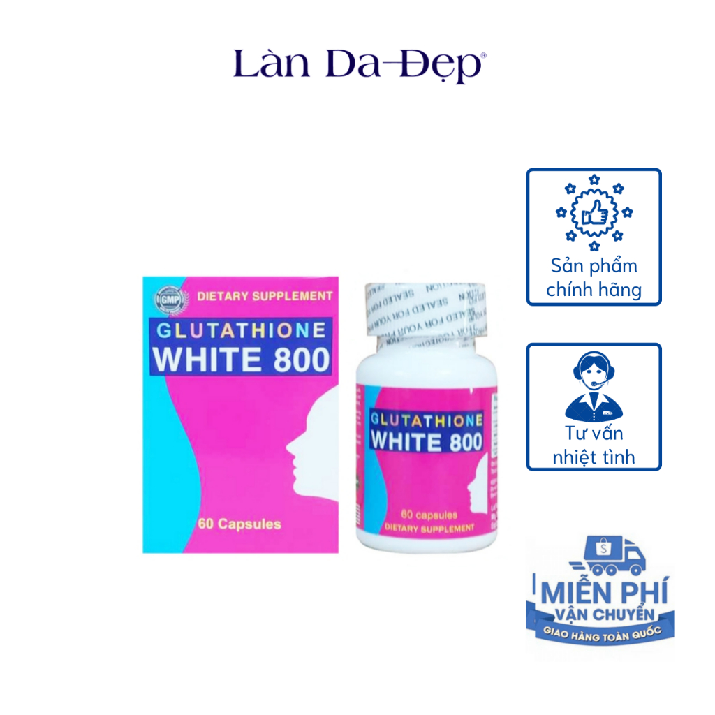 glutathione white 800 review Thc phm bo v sc kho vin nang (60 vin) Glutathione in a phospholipid complex White 800 - Vin Glutathione