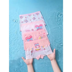 Combo 4 quần chip bé gái, quần chíp cho bé gái su lạnh thông hơi cao cấp họa tiết mới 11-35kg