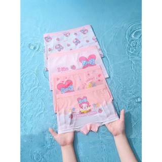 [S03 Su lạnh thông hơi] Combo 4 quần chip bé gái, quần chíp cho bé gái su lạnh thông hơi cao cấp họa tiết mới 11-35kg