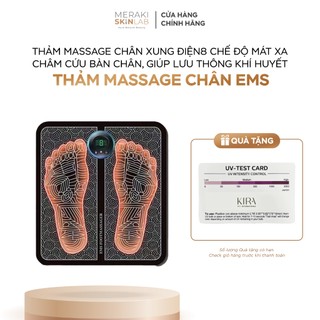 Thảm Massage Chân Xung Điện EMS Có Đèn Led Hiển Thị, 8 Chế Độ Mát Xa Châm Cứu Bàn Chân, Giúp Lưu Thông Khí Huyết