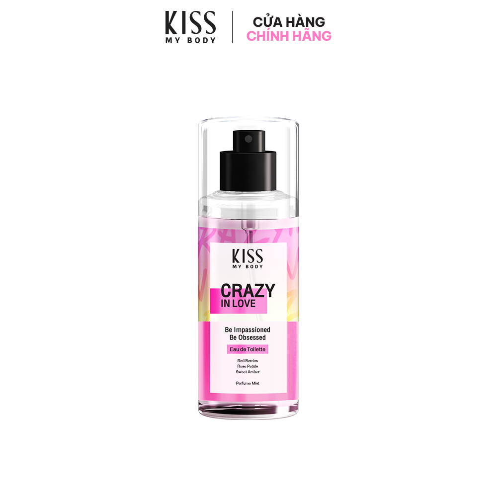 XỊT THƠM TOÀN THÂN HƯƠNG NƯỚC HOA  KISS MY BODY PERFUME MIST - 88ml