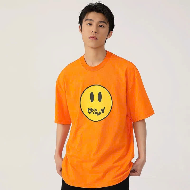 [Siêu tốc 4h] Áo Thun Mặt Cười Trái Tim Mẫu Mới Unim Store Cotton 2 Chiều Mềm Mịn Thấm Hút Mồ Hôi AP89