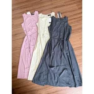 Đầm midi vải gió xuất Hàn có bigsize - Anlashopxuatkhau 280k