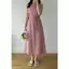 Đầm midi vải gió xuất Hàn có bigsize - Anlashopxuatkhau 280k