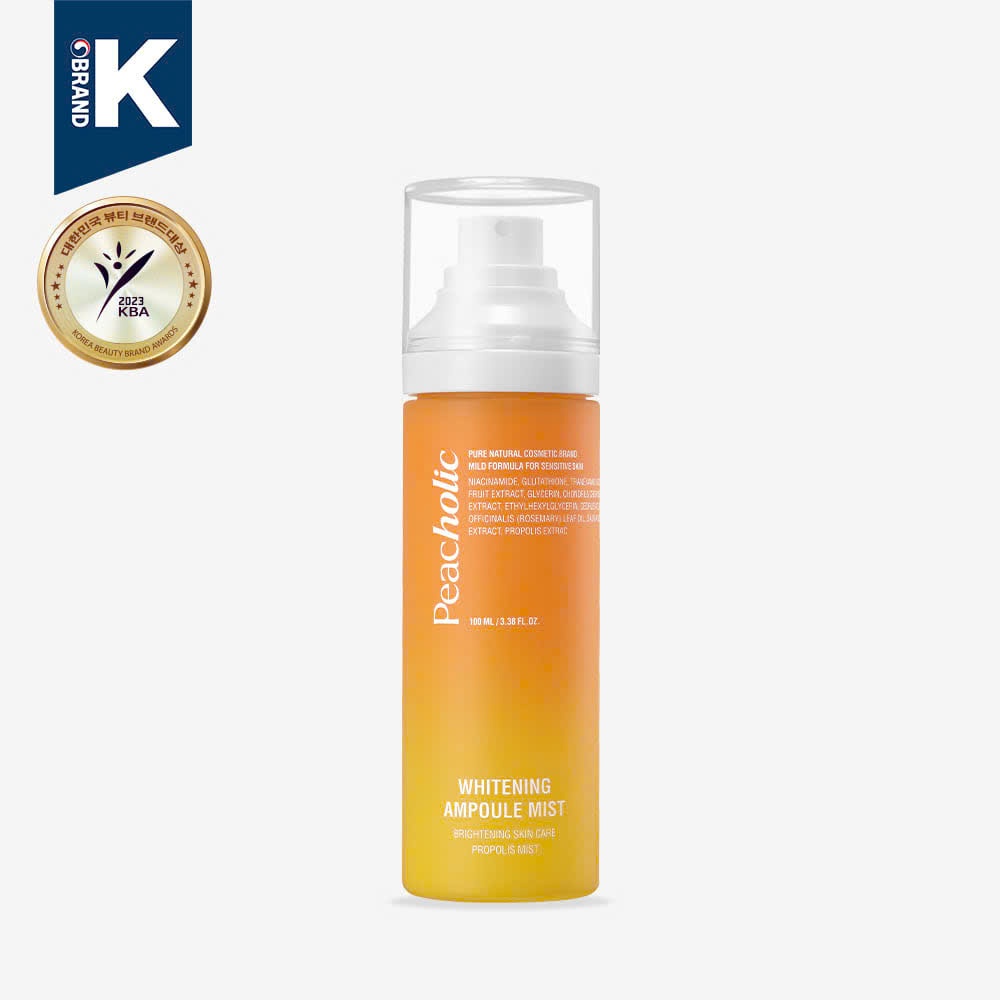M54_ Xịt khoáng keo ong niacinamide glutathione tranexamic acid dưỡng trắng Peacholic Whitening Ampoule Mist
