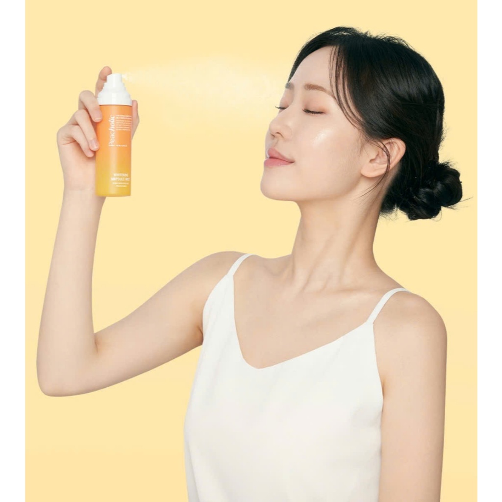 M54_ Xịt khoáng keo ong niacinamide glutathione tranexamic acid dưỡng trắng Peacholic Whitening Ampoule Mist