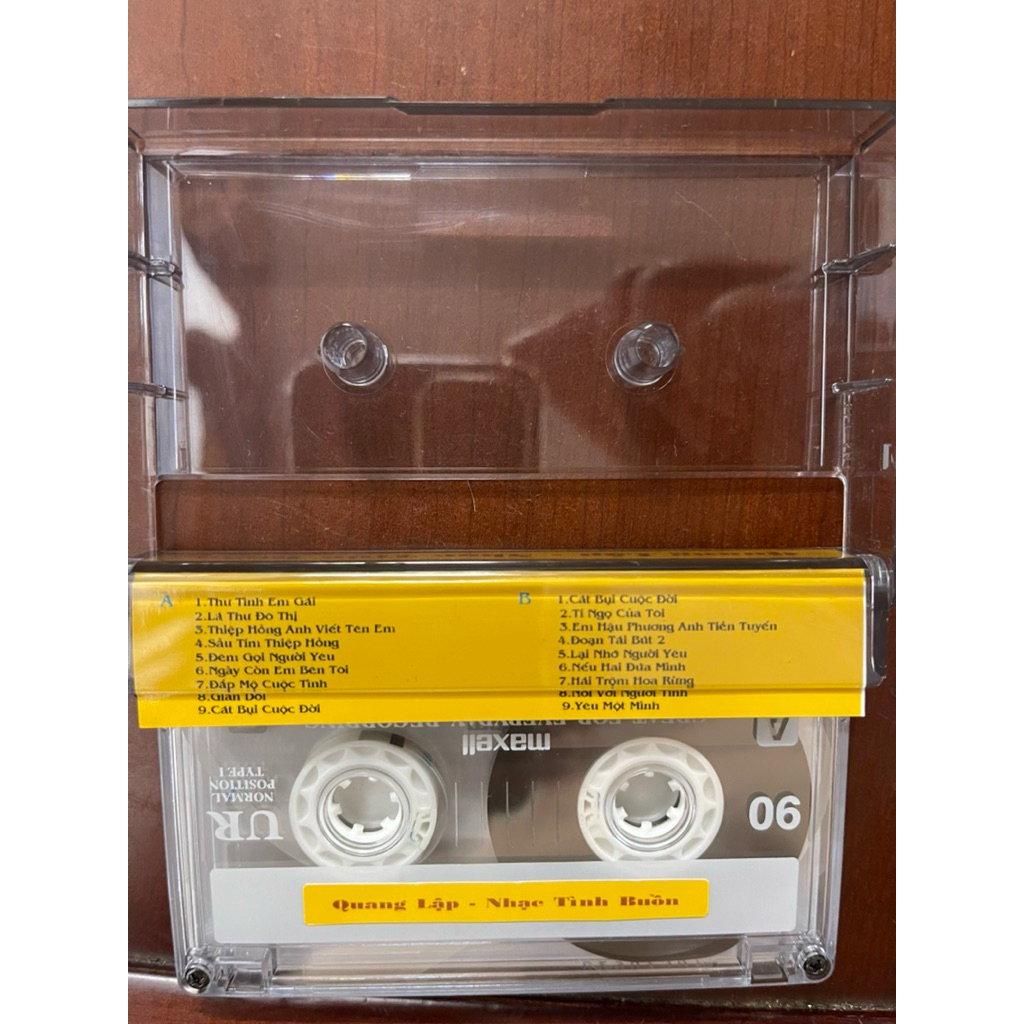 Băng Cassette Quang Lập  - Nhạc Tình Buồn ( 90 phút)