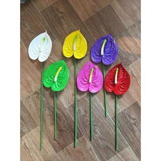 Combo 10 Lá hồng môn - Hoa giả