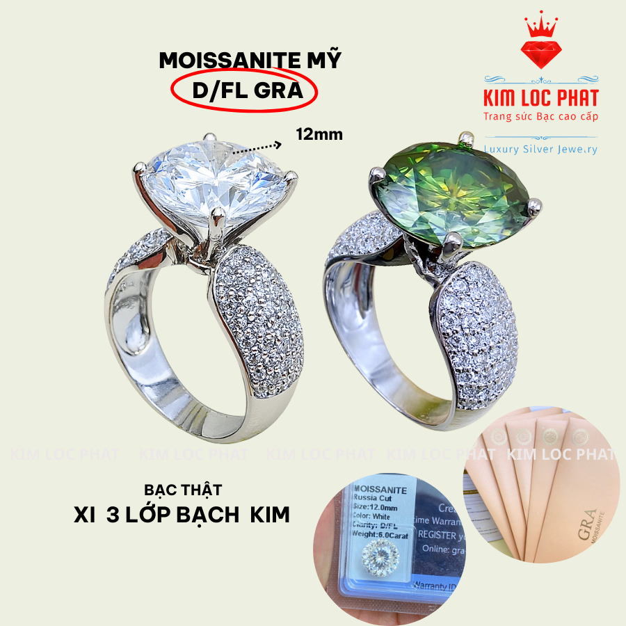 Women's 925 Silver Ring by KIMLOCPHAT - Trangsứcbạccaocấp