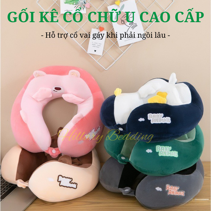Gối Chữ U Kê Cổ Chống Mỏi Cổ Dùng Trong Văn Phòng - Hình Ảnh Thực Tế