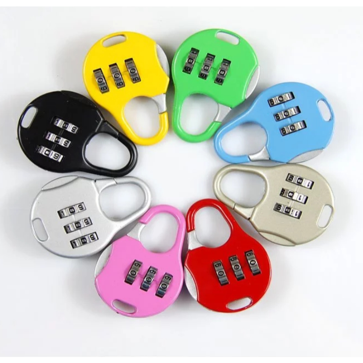 Ổ Khoá 3 Chữ Số Mini An Toàn Tiện Dụng. Khoá Số Mini Cho Valy/ Balo Du Lịch T33