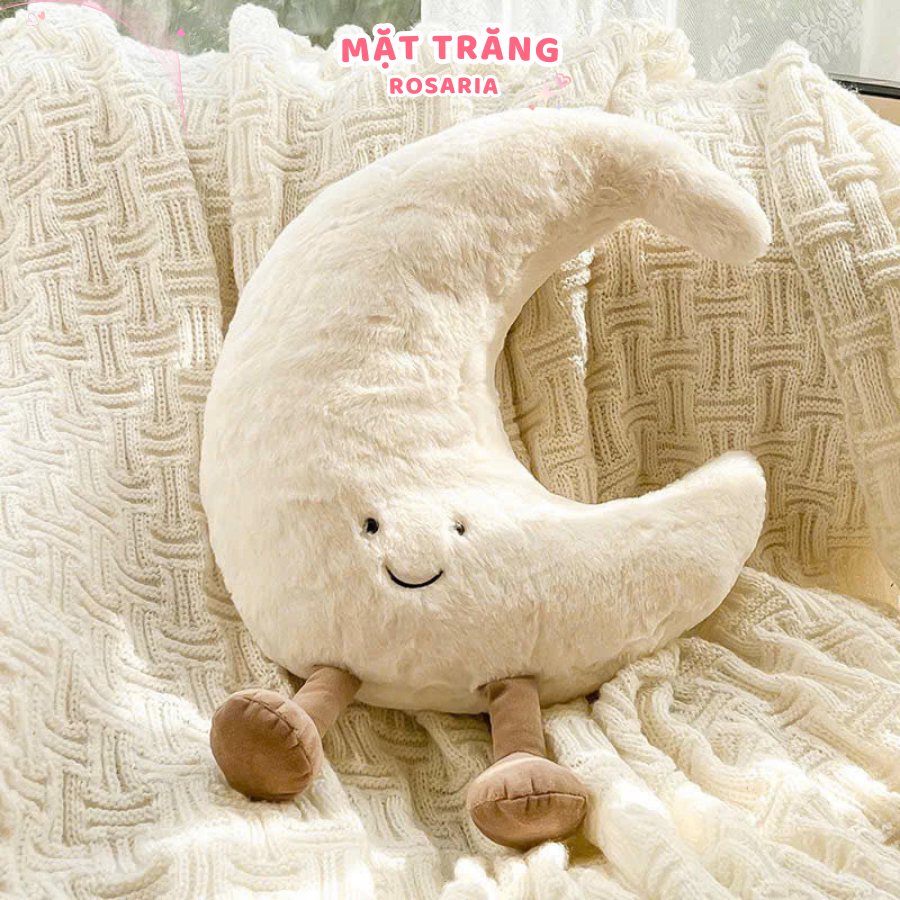 Gấu Bông Mặt Trời, Gấu Bông Mặt Trăng Cao Cấp, làm quà tặng ý nghĩa. Quà tặng sinh nhật Rosaria