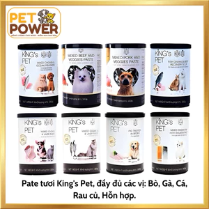 - PATE King’s Pet cho chó mèo lớn nhỏ đủ vị - 380g