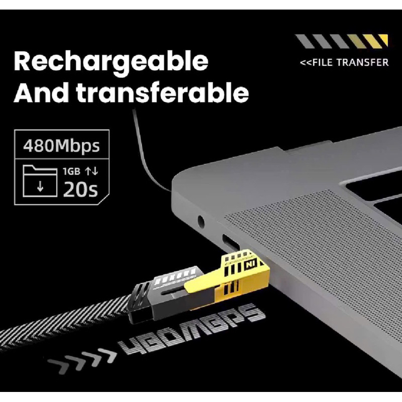 Dây Cáp sạc nhanh 4 IN 1 bền dẻo chống đứt gồm 4 cổng sạc 2 đầu USB Type c và 2 đầu ra Type C LN